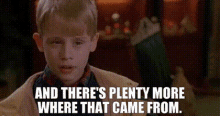 Kevin Mccallister Home Alone GIF - Kevin Mccallister Home Alone And Theres Plenty More Where That Came From GIFs