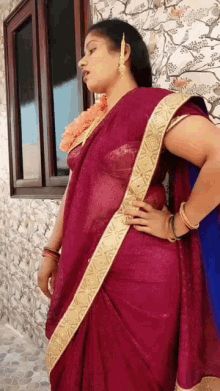 Saree Sareefans GIF - Saree Sareefans Saree Blouse GIFs