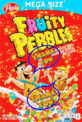 Cereal Fruity Pebbles GIF - Cereal Fruity Pebbles Thank You GIFs