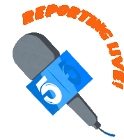 News Microphone Sticker - News Microphone Reporting Stickers