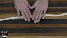Rolling The Dough A Knead To Bake GIF - Rolling The Dough A Knead To Bake Shaping The Dough GIFs