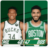 Milwaukee Bucks (48) Vs. Boston Celtics (47) Half-time Break GIF - Nba Basketball Nba 2021 GIFs