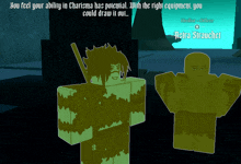 a screenshot of a video game that says you feel your ability in charisma