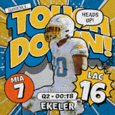 Los Angeles Chargers (16) Vs. Miami Dolphins (7) Second Quarter GIF - Nfl National Football League Football League GIFs