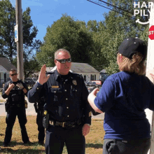 Handshake Police Officer GIF