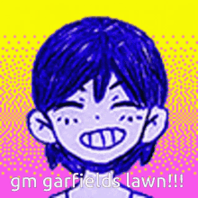 Garfield Lawn Omori Garfield Lawn GIF - Garfield Lawn Omori Garfield Lawn GIFs