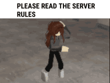 Please Read The Server Rules Roblox GIF - Please Read The Server Rules Roblox Wii GIFs