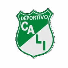 a green and white shield with the word deportivo on it