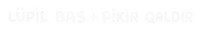 a white background with the words lupi bas piko calor written in a foreign language