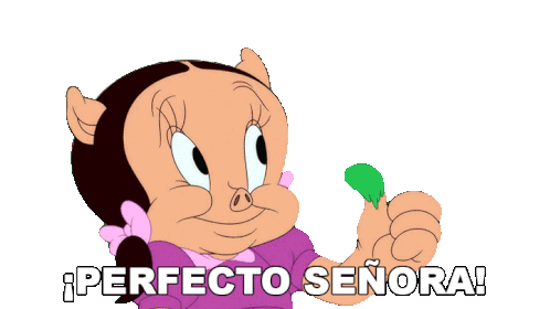 Perfecto Señora Petunia Sticker - Perfecto Señora Petunia Looney Tunes Stickers