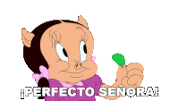Perfecto Señora Petunia Sticker - Perfecto Señora Petunia Looney Tunes Stickers