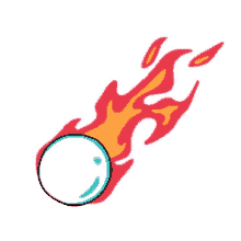 Ball On Fire Spinning GIF - Ball On Fire Spinning On Fire GIFs