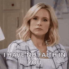 I Have No Faith In You Kristen Bell GIF - I Have No Faith In You Kristen Bell Smh GIFs