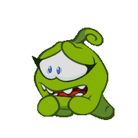 Oh No Om Nelle Sticker - Oh No Om Nelle Cut The Rope Stickers