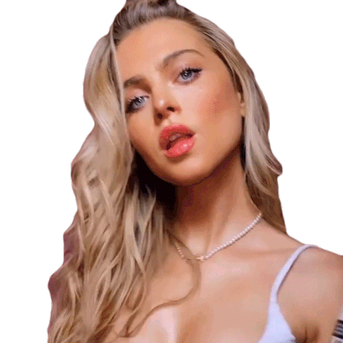 Tongue Out Anne Winters Sticker - Tongue Out Anne Winters Posing Stickers