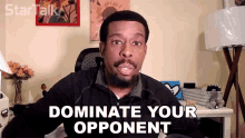 Dominate Your Opponent Chuck Nice GIF - Dominate Your Opponent Chuck Nice Startalk GIFs