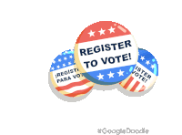 Register To Vote Vote Sticker - Register To Vote Vote Registrate Para Votar Stickers