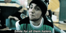 Smile For Them Haters Mac Miller GIF