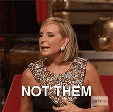 Not Them Real Housewives Of New York GIF - Not Them Real Housewives Of New York Not Those People GIFs