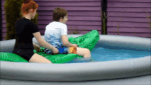 Fun Times Pool GIF - Fun Times Pool Crocodile GIFs