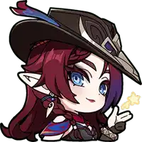 a cartoon drawing of a girl wearing a cowboy hat and holding a star
