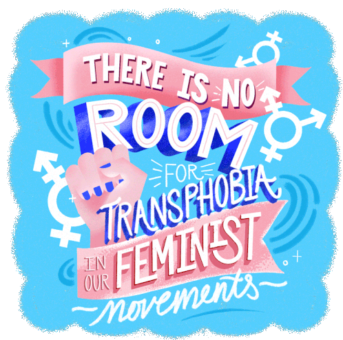 There Is No Room For Transphobia In Our Feminist Movements Feminist Future Sticker - There Is No Room For Transphobia In Our Feminist Movements Feminist Future Feminism Stickers
