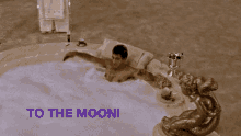 To The Moon Scarface GIF - To The Moon Scarface Pool Party GIFs