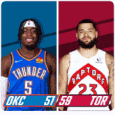 Oklahoma City Thunder (51) Vs. Toronto Raptors (59) Half-time Break GIF - Nba Basketball Nba 2021 GIFs