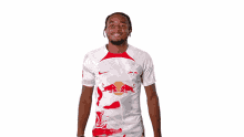 this is me christopher nkunku rb leipzig im proud of my team this is my name