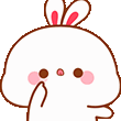 Bunny Tongue Out Sticker