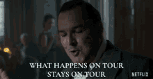 What Happens On Tour Stays On Tour The Crown GIF - What Happens On Tour Stays On Tour The Crown Secrets GIFs
