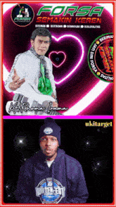 a poster for forsa semakin keren shows a man wearing a black hoodie