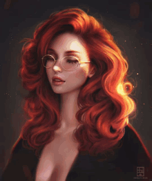 Elliered Red Haor GIF - Elliered Red Haor Glasses GIFs