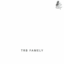 a picture of a man with the name trb famely on the bottom right