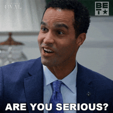 Are You Serious Eli GIF - Are You Serious Eli The Oval GIFs