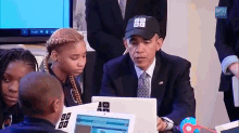 #hax0rprez GIF - Obama Computers Cap GIFs