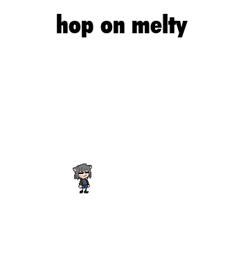 Hop On Melty Melty Blood Sticker - Hop On Melty Melty Blood Neco Arc Chaos Stickers