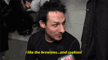 Jim Obrien I Like The Brownies And Cookies GIF - Jim Obrien I Like The Brownies And Cookies Baked Goods GIFs