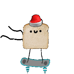 Bred Bread Sticker - Bred Bread Hoverboard Stickers