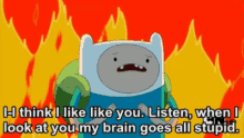 Adventure Time Finn GIF - Adventure Time Finn I Like You GIFs