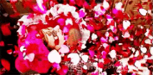 Oh Em Gee GIF - Happy Valentines Day Surprise Roses GIFs