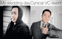 my wedding day vs cynical