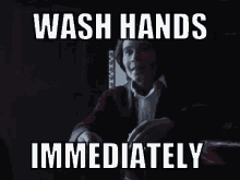 Woman Wash Hands Immediately GIF - Woman Wash Hands Immediately Wash Hands GIFs