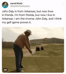 John Daly Golfing GIF - John Daly Golfing Golf GIFs