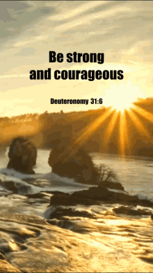 Strong Courageous GIF - Strong Courageous Deuteronomy GIFs