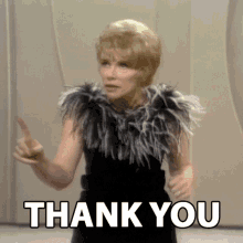 Thank You Joan Rivers GIF - Thank You Joan Rivers The Ed Sullivan Show GIFs