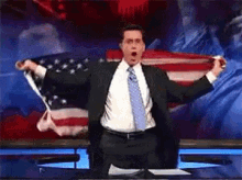 Party In The Usa GIF - Stephen Colbert 4th Of July Independence Day GIFs