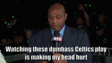 Charles Barkley Dumbass Celtics GIF - Charles Barkley Dumbass Celtics Barkley Celtics GIFs