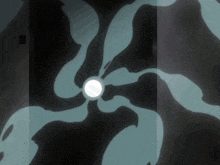 a drawing of a flower on a black background