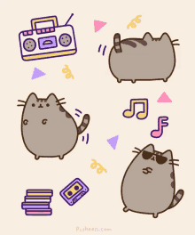 Pusheen Cat GIF - Pusheen Cat Dancing GIFs